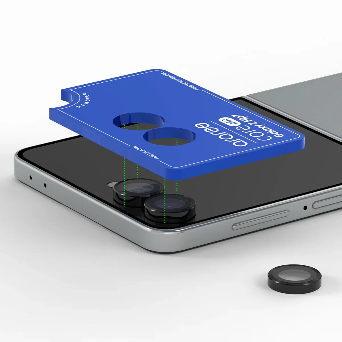 Samsung Z Flip7 Araree Camera Lens Ring - Clear Samsung Z Flip7 Araree Camera Lens Ring - Clear